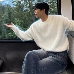 198 MY604 25毛衣套头冬季 内搭保暖潮A079 P57 水貂绒针织衫