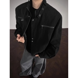 【7】5立领工装夹克男女秋季覆古百搭潮外套A079-8577-P77，男装夹克，电商A079