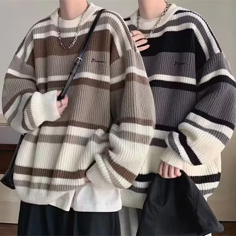 【网54】秋款加厚休闲针织衫慵懒风宽松线衣外套A079-M328-P36图片