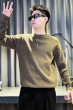 【079】圆领毛衣纯色简约内搭修身长袖半高领上衣A079-M913-P47，男装针织衫/毛衣，电商A079