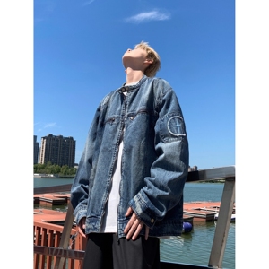 【网7】拉链口袋牛仔外套男女潮流A079-JK8936-P68图片
