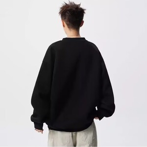 【网149】字母印花肩链拼接圆领卫衣男A079-3324-P35图片