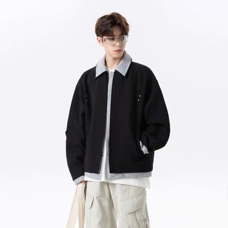 【57】工装外套男秋新款宽松大码飞行夹克A079-HT246-P71,男装夹克,电商A079