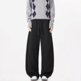 【237】秋季潮牌宽松直筒运动裤美式复古休闲卫裤A079-K05-P49，男装休闲裤，电商A079