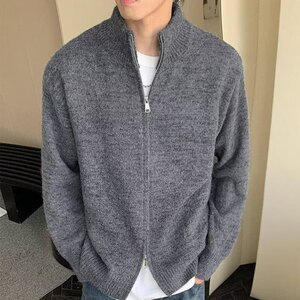 【网59】马毛双拉链头外套毛衣针织衫开衫毛衣外套A079-M36-P50图片