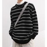 【网32】百搭宽松长袖针织衫A079-2315-P49，男装针织衫/毛衣，电商A079