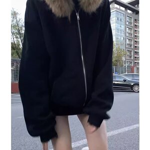 【网10】连帽开衫卫衣男女潮牌春秋情侣上衣外套A079-2022-P71图片