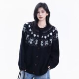 【79】2025新款冬季拼色毛织长袖外套针织衫A079-MY6633-P65，男装针织衫/毛衣，电商A079