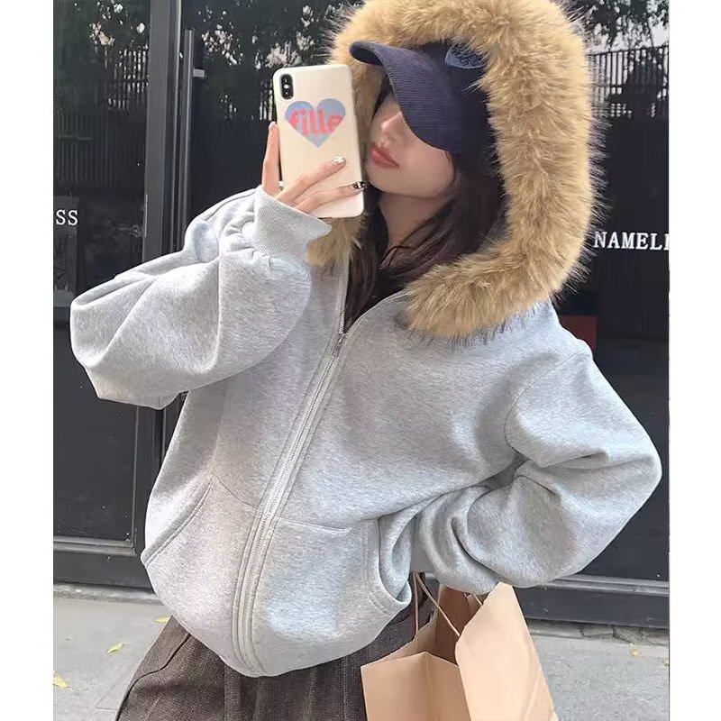 【网10】5连帽开衫卫衣男女潮牌春秋情侣上衣外套A079-2022-P71图片