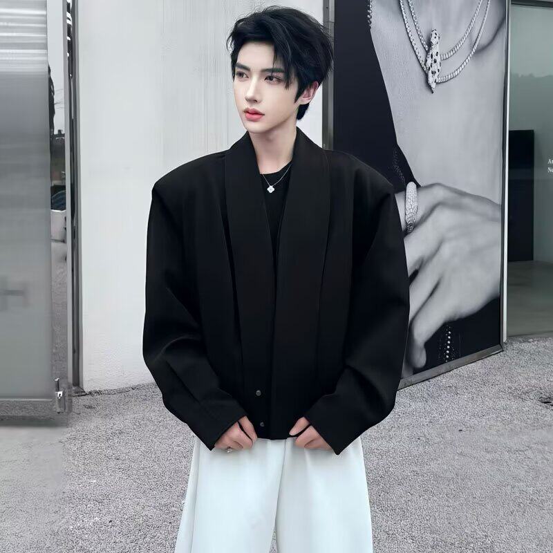 【网23】百搭简约文艺潮流流行西装A079-X18-54，男装西服，电商A079