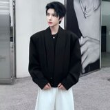 【网23】百搭简约文艺潮流流行西装A079-X18-54，男装西服，电商A079