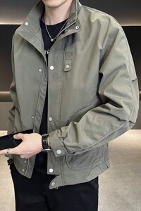 【202】25男装飞行高级感痞帅春装立领男士外套A079-8810-P59图片