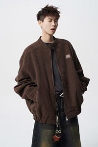 【001】立领灯芯绒棉衣男士2025秋冬新款冬季外套A079-H515-P64图片