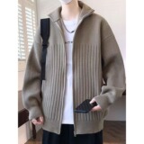 【网2】YM183半高领针织开衫毛衣A079-YM183-P63，男装针织衫/毛衣，电商A079