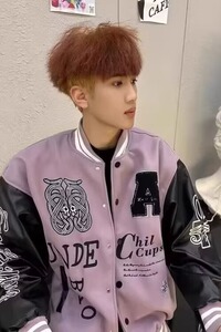 【网59】25开衫拼接刺绣棒球服A079-A202-P61图片