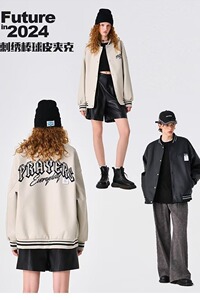 【网23】棒球服夹克皮衣A079-J445-P65图片