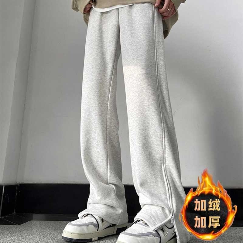 【网97】25卫裤加绒加厚宽松直筒休闲长裤A079-K116-P33-39,男装休闲裤,电商A079