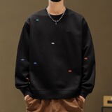 【195】新款卫衣刺绣高级感长袖t恤男款休闲打底衫A079-W41-P40，男装T恤，电商A079