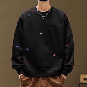 【195】新款卫衣刺绣高级感长袖t恤男款休闲打底衫A079-W41-P40,男装T恤,电商A079
