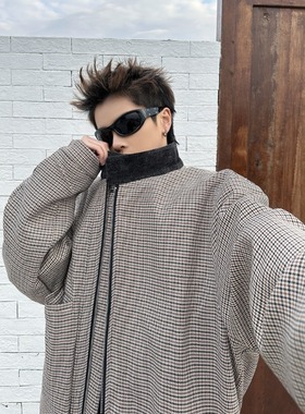 【网7】25夹克男女理千鸟格内里外A079-JK8564-P80