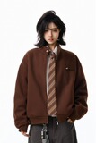 【网5】2立领开衫卫衣男生2025新款秋季休闲宽松A079-HY6102-P63，男装卫衣，电商A079