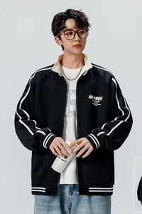 【网图印花】翻领外套男士春秋季2025新款A079-5018-P49图片