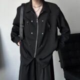 【网59】长袖衬衣男韩版宽松开衫外套A079-C248-P39，男装衬衫，电商A079