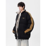 【网47】冬季新款撞色格子拼接棉服A079-MY77-P69，男装棉衣，电商A079
