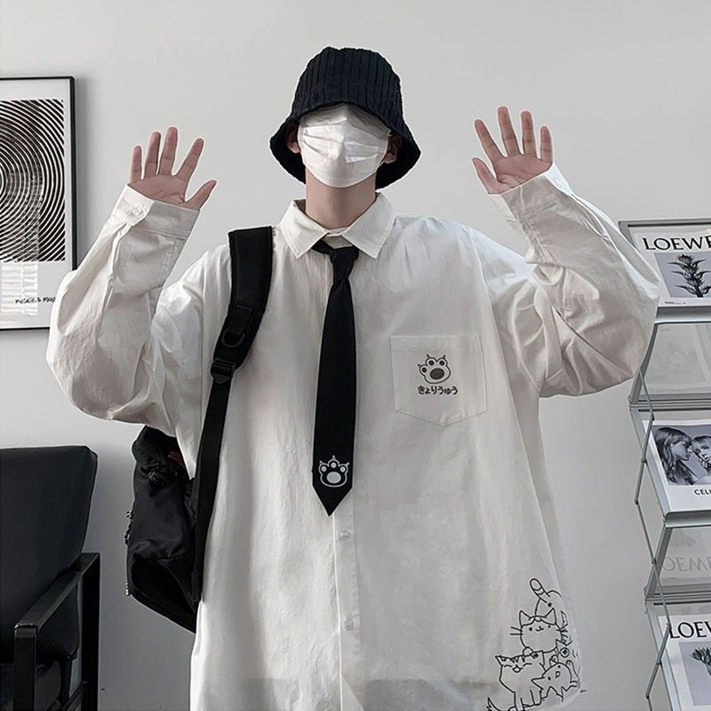 【9】5春秋季上衣新款日系长袖衬衫男A079-CS2222-P36,男装衬衫,电商A079