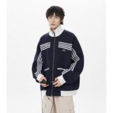 【网图有货6】条纹撞色户外夹克男秋A079-W216-54，男装夹克，电商A079