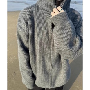 MY108 半拉链连帽毛衣男针织外套A079 秋冬季 P57 122