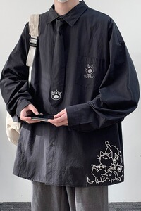 【9】5春秋季上衣新款日系长袖衬衫男A079-CS2222-P36图片