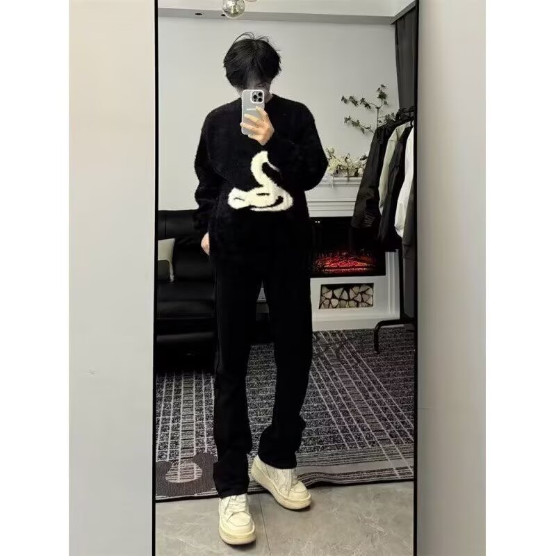 【173】日系潮流原宿时尚气质流行长袖毛衣新款A079-Y114-P47,男装针织衫/毛衣,电商A079