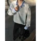 【网22】长袖T恤休闲上衣服A079-Y154-P39，男装T恤，电商A079