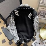 【网59】5破坏感毛边马甲毛衣百搭无袖针织衫A079-765-P39，男装针织衫/毛衣，电商A079