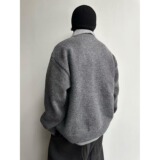 【网106】假两件v领毛衣男款冬季翻领针织衫上衣A079-5012-P67，男装针织衫/毛衣，电商A079
