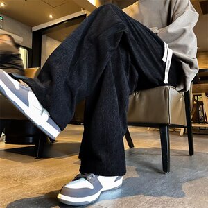 【网136】灯芯绒加绒裤子男款秋冬季休闲长裤A079-K90--P33-42图片