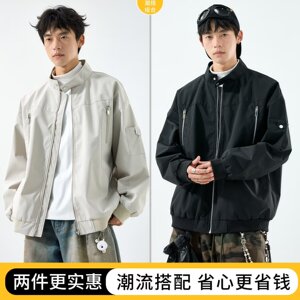 【网144】25立领工装飞行员夹克男棒球服外套A079-8864-P58图片