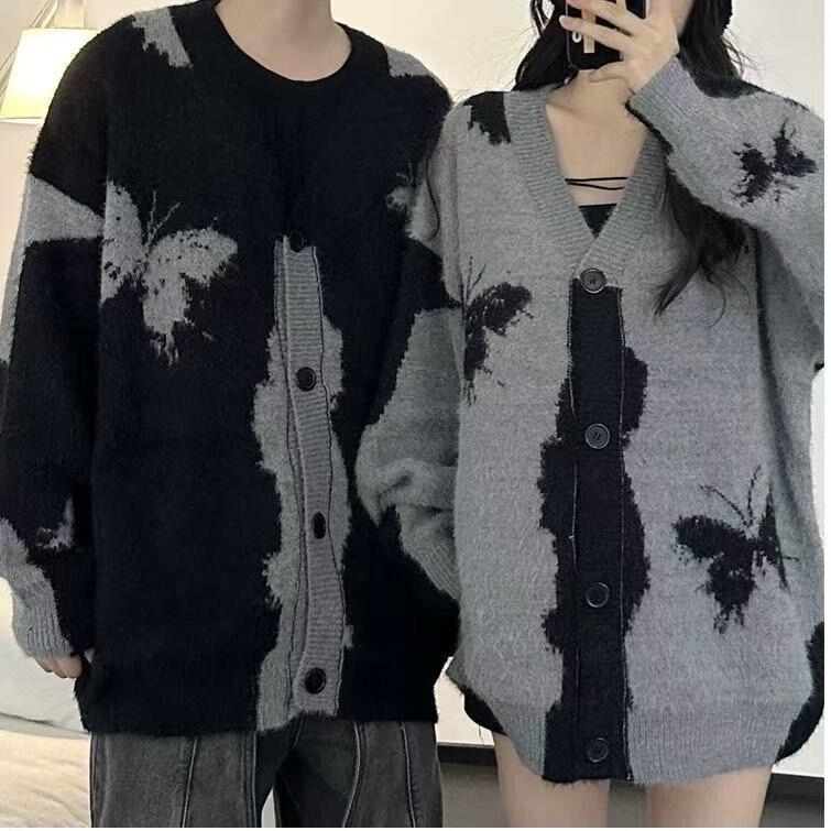 【网28】25提花针织开衫情侣秋冬新款A079-M29-P60,男装卫衣,电商A079