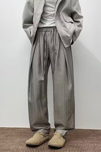 【网41】25新款宽松直筒水洗潮牌酷帅长裤子A079-A8067-P45图片