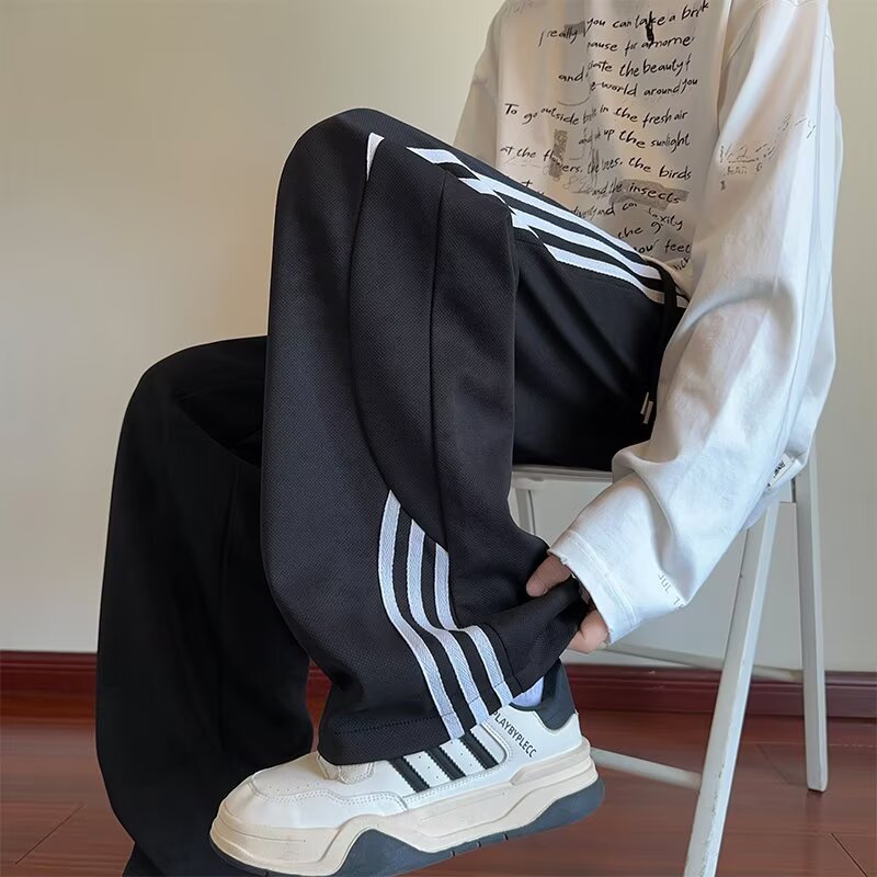 【网18】抖音重磅直筒休闲裤男宽松A079-5013-P38-40,男装休闲裤,电商A079