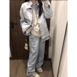 【181】潮牌潮情侣美式复古织夹克宽松翻领外套男A079-1458-P74，男装夹克，电商A079