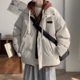 【网104】12冬季加厚棉服套装男生假两件棉衣外套A079-8029-P69，男装棉衣，电商A079