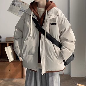 【网104】12冬季加厚棉服套装男生假两件棉衣外套A079-8029-P69图片