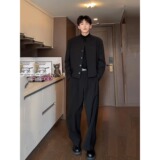 【网45】男士夹克男春秋休闲立领西装外套A079-W74-P58，男装西服，电商A079