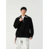 【网120】25半拉炼POLO衫卫衣男秋季A079-T55-P38，男装Polo衫，电商A079