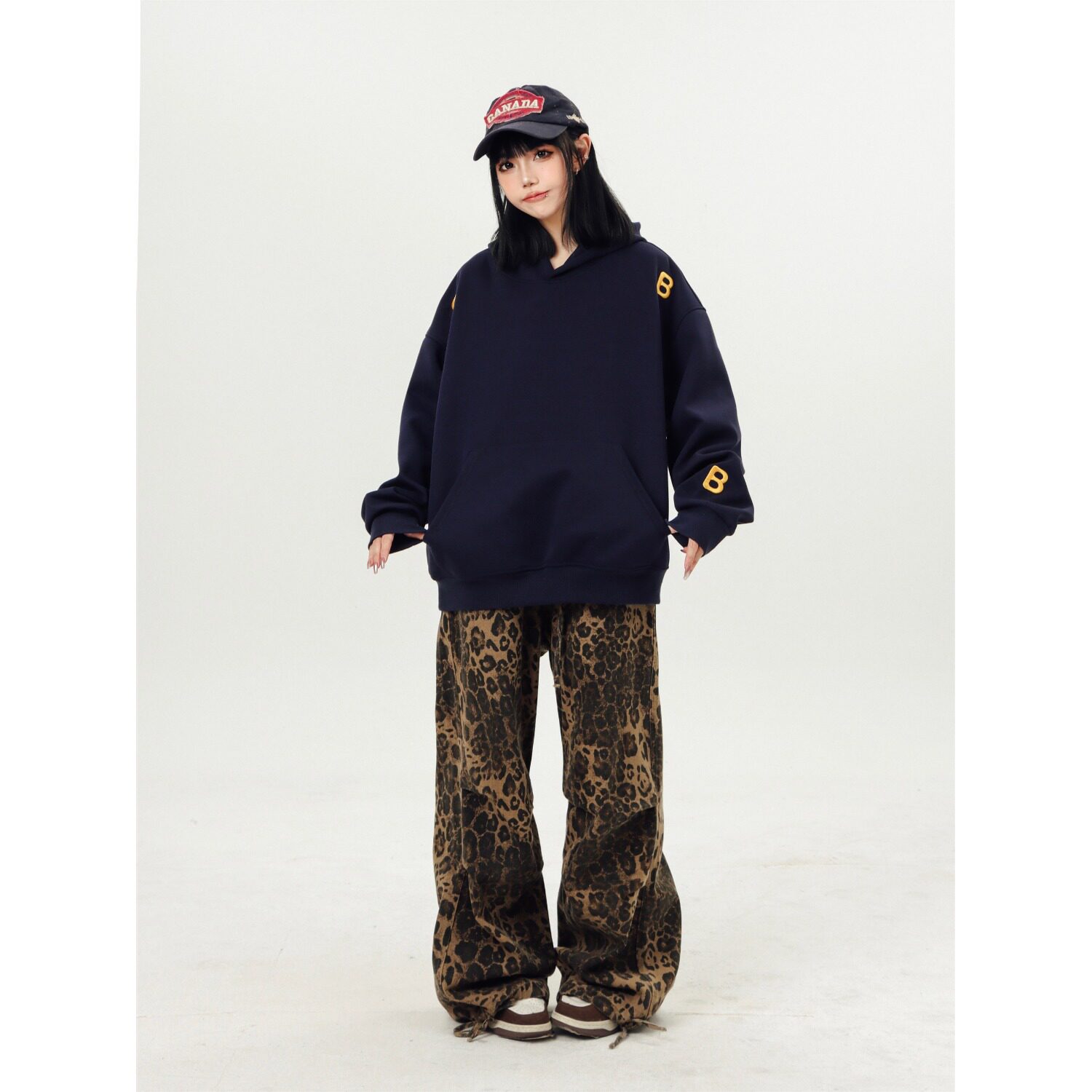 【180】休闲连帽卫衣男女2025新款A079-116-P47,男装卫衣,电商A079