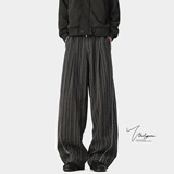 【079】5条纹休闲裤男宽松阔腿裤A079-F30-P60，男装休闲裤，电商A079