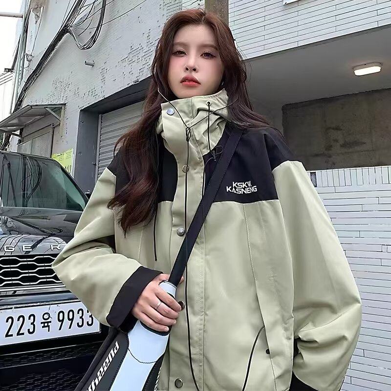 【网136】系长袖连帽常规款无品牌标准冲锋衣外套A079-J45-P58，男装夹克，电商A079