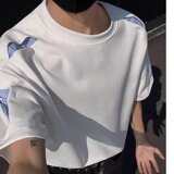 [003]假两件短袖T恤男宽松百搭休闲半袖体恤衣服A079-D920-P28，男装T恤，电商A079